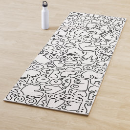 Tapete De Yoga Bebê feminista engraçado