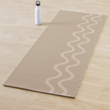 Bege Calmo Moderno Minimalista Linhas Onduladas Co