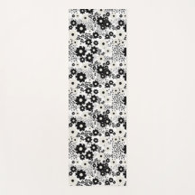 Beige e Flores Negras