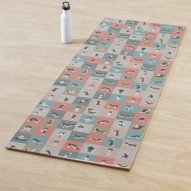 Tapete De Yoga Bela de ioga de cão. Yoga com cães (In Situ)