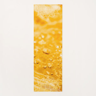 Tapete De Yoga Belo Ouro Colorido Mandala Yoga Mat