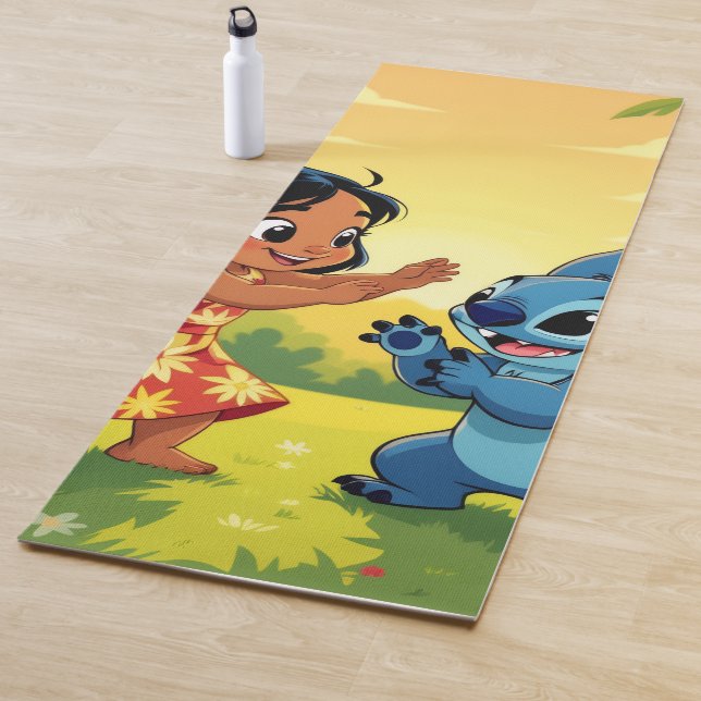 Tapete De Yoga Beste Freunde fürs Leben – Lilo & Stitch   (In Situ)