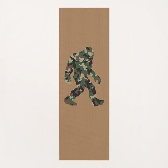 Tapete De Yoga Bigfoot Sasquatch Camo (Frente)