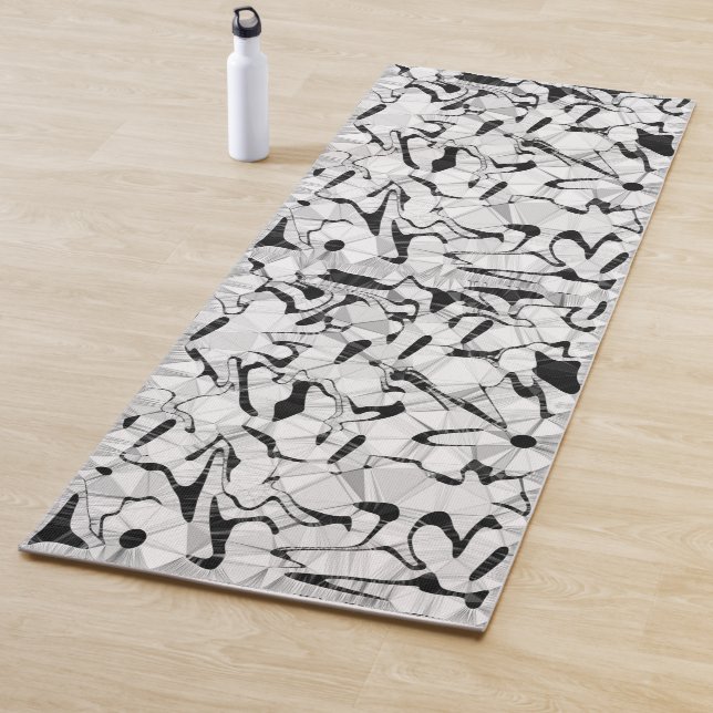 Tapete De Yoga Black and White in Motion Yoga Mat (In Situ)