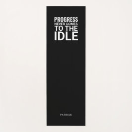 Tapete De Yoga Black and White Personalized Fitness Inspiration