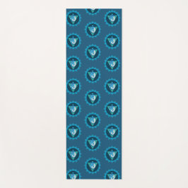 Tapete De Yoga Blue Cahkara, Throat Chakra, Visuddha Yoga Mat