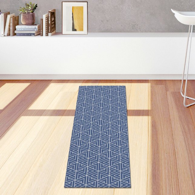 Tapete De Yoga Blue Hexagon Pattern Yoga Mat (Criador carregado)