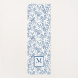 Tapete De Yoga Blue Toile French Custom Name