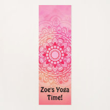 Boas Vibes Mandala Personalizadas Yoga Mat