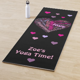 Tapete De Yoga Boas Víblias e Amor Ioga Mat Personalizado