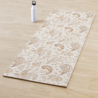 Tapete De Yoga Boêmio Hippie Paz Bohemiano Anos 60 Paisley