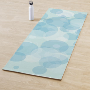 Tapete De Yoga Bolhas azuis