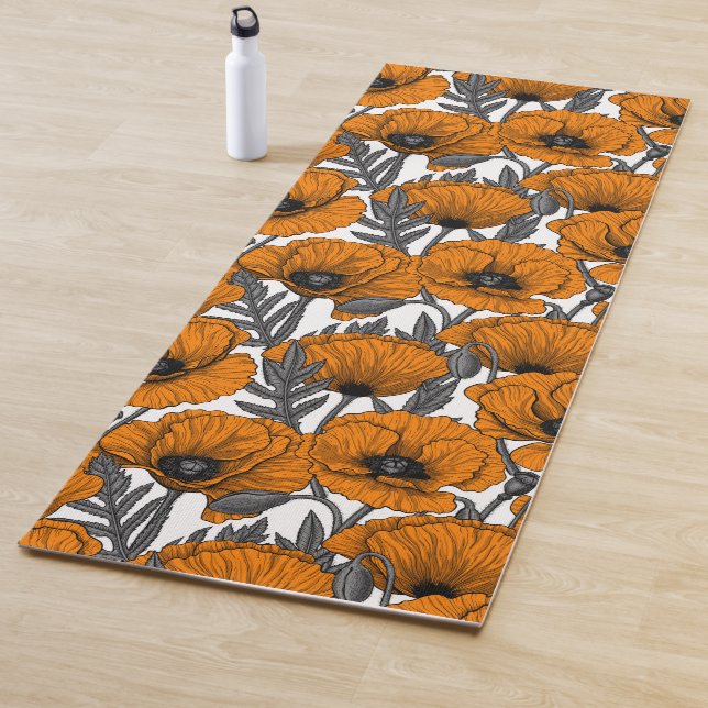Tapete De Yoga Bolhas de laranja em branco (In Situ)