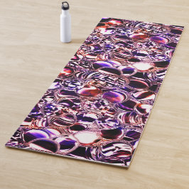 Tapete De Yoga Bolhas de vidro colorido ou pedras de precioso?