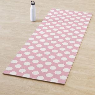 Tapete De Yoga Bolinhas rosa, padrão de Bolinhas, pontos, pontos