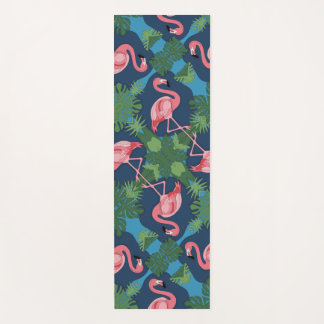 Tapete De Yoga Bonito Pink Flamingo Pattern