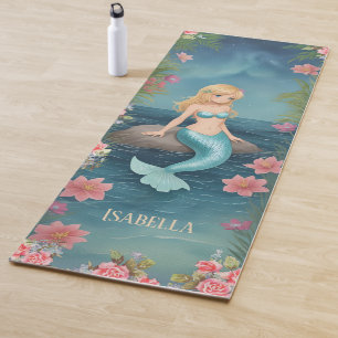 Tapete De Yoga Bonito Sereia Kids Yoga Mat