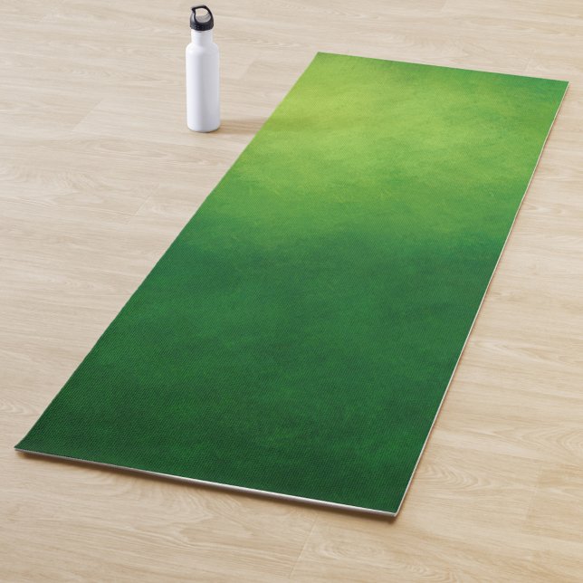 Tapete De Yoga Bonito tinta verde (Criador carregado)