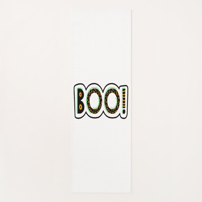 Tapete De Yoga BOO Halloween (Frente)