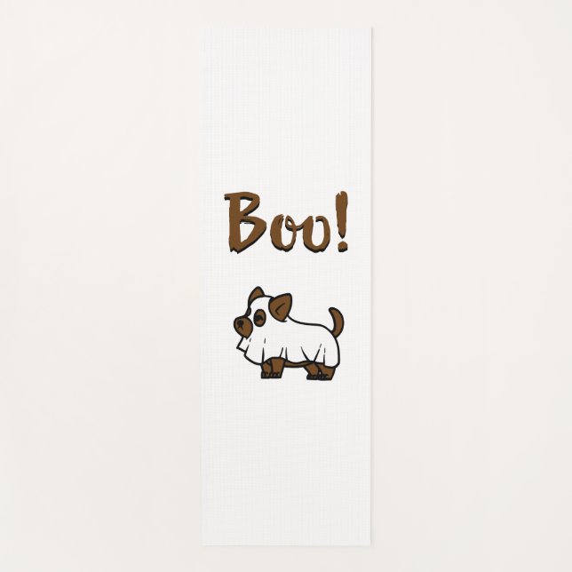 Tapete De Yoga Boo Halloween (Frente)