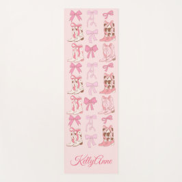 Tapete De Yoga Boots & Arcos Girly Western Personalised Yoga Mat