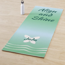 Borboleta Básica com Ondas - Verdes Suaves