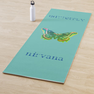 Tapete De Yoga Borboleta Distante Nirvana
