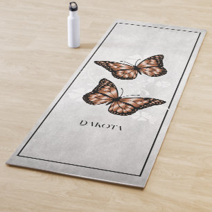 Tapete De Yoga Borboleta Floral Yoga Mat