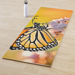 Tapete De Yoga Borboleta Majestosa Fechar Design