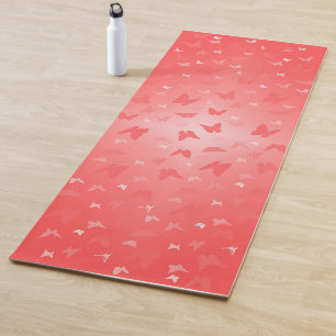 Tapete De Yoga Borboleta Yoga Coincide Com Borboleta Rosa Persona