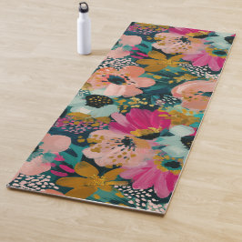 Tapete De Yoga Botânica Floral
