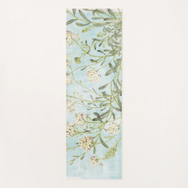 Tapete De Yoga Botânico azul