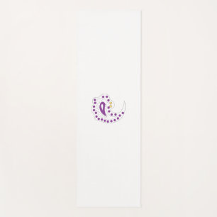 Tapete De Yoga Bransoletka z serduszkiem Style, Light EggPlant