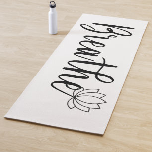 Tapete De Yoga Breathe-Lotus Flower-Wildflower