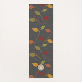 Tapete De Yoga Bright Fall Deixa Monograma Russo