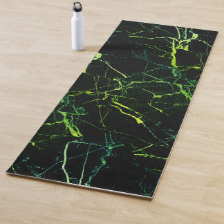 Tapete De Yoga Bright Green Marble