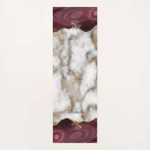 Brilho Dourado Mármore Branco Burgundy