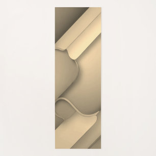 Tapete De Yoga Brown Hues Modern Art