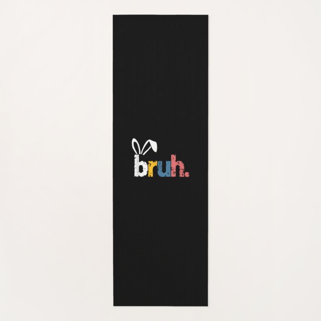 Tapete De Yoga Bruh Easter Bunny Cute Memória Para Crianças _5 (Frente)