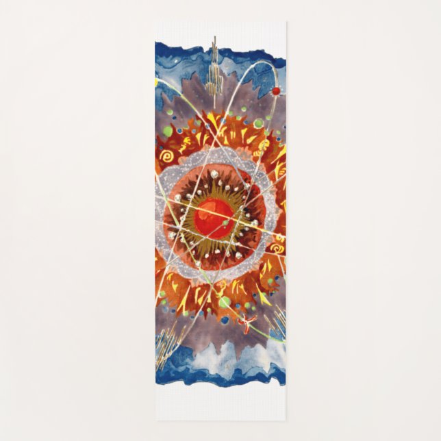 Tapete De Yoga Bruno Taut - Arquitetura alpina (Frente)