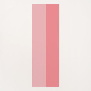 Tapete De Yoga Bubblegum cor-de-rosa com duas tonalidades de ioga