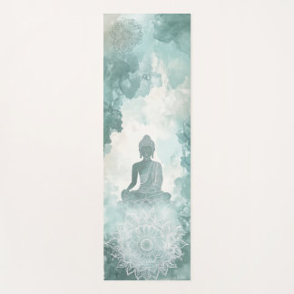 Tapete De Yoga Buda Motivacional Yoga Mat para Alivio de Estresse