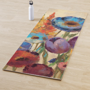 Tapete De Yoga Buquê das flores