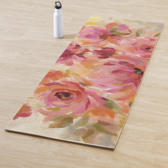 Tapete De Yoga Buquê dos rosas (In Situ)