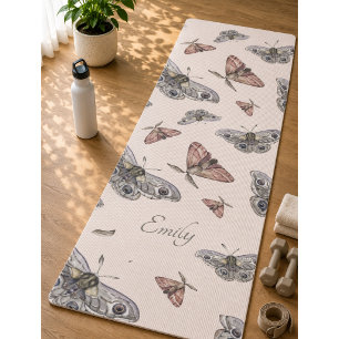 Tapete De Yoga Butterfly Colour Pattern Yoga Mat