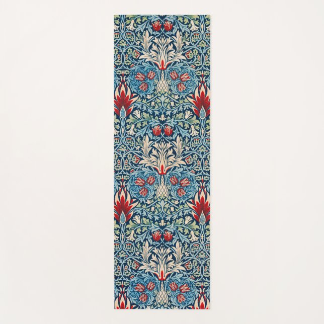 Tapete De Yoga Cabeça de Serpente, William Morris (Frente)