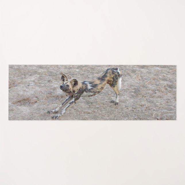 Tapete De Yoga "Cachorro abaixo" Yoga Mat (Frente (Horizontal))