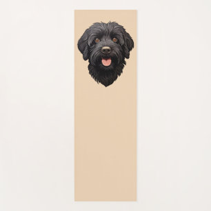 Tapete De Yoga Cachorro Preto Labradoodle