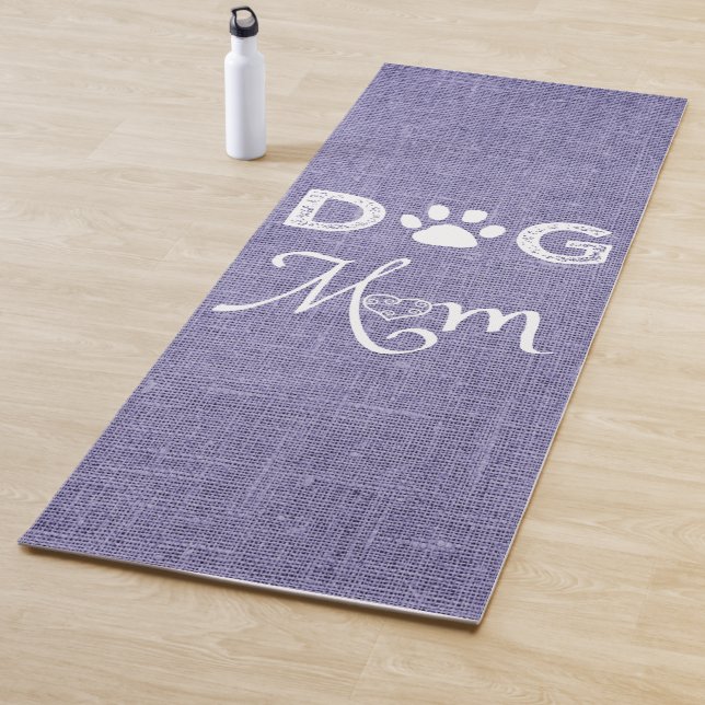 Tapete De Yoga Cachorro Roxo Mãe Yoga Mat (In Situ)