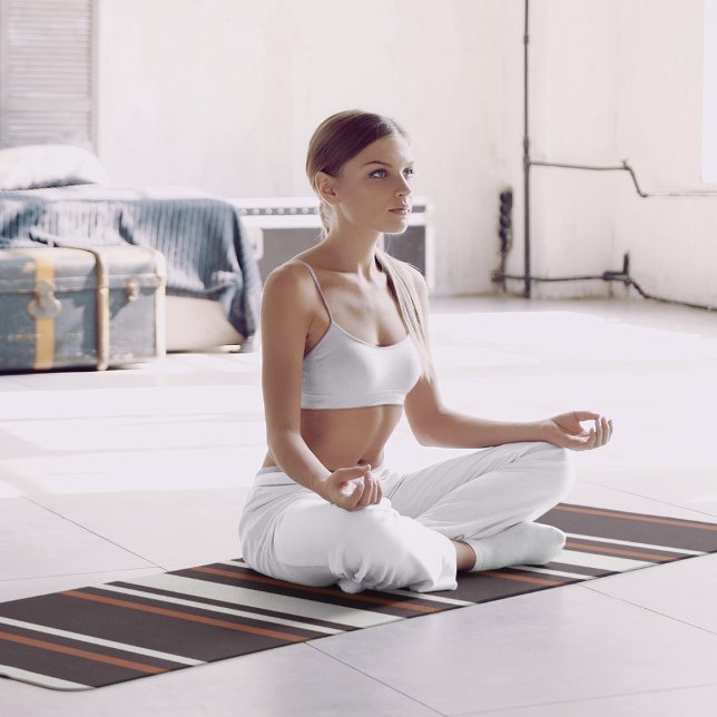 Tapete De Yoga Café Clássico Castanho (Criador carregado)